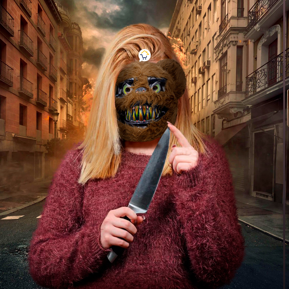 Miniatura 2 de Mascara Oso Purga Asesino OF368C